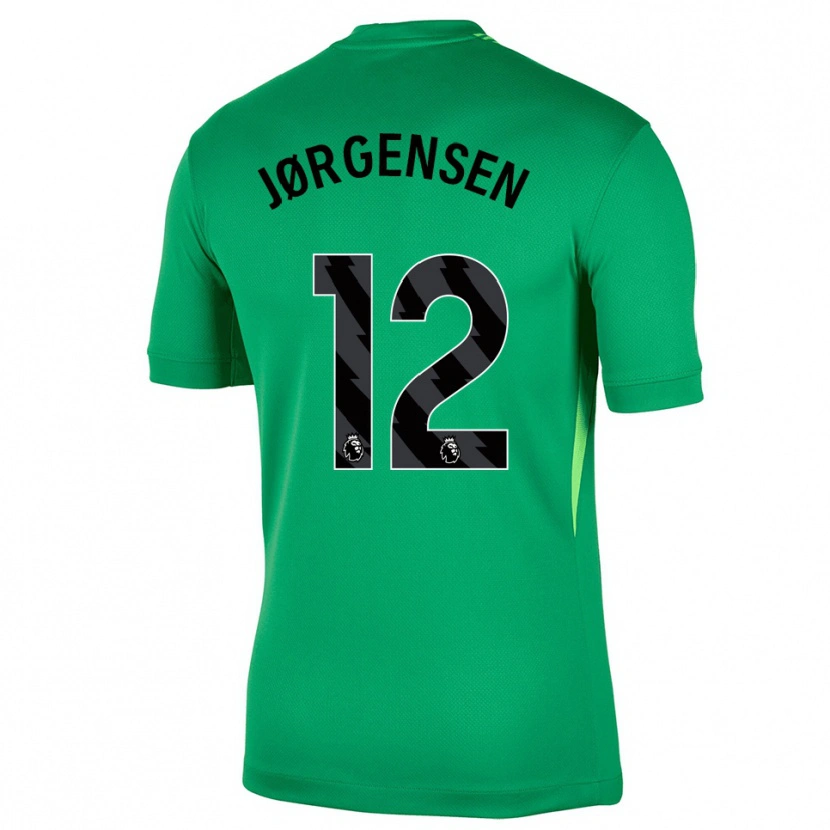 Danxen Dames Filip Jørgensen #12 Groen Zwart Keepersshirt 2025/26 T-Shirt België