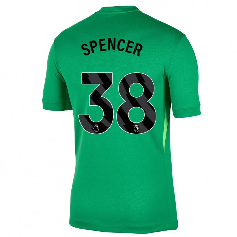 Danxen Dames Becky Spencer #38 Groen Zwart Keepersshirt 2025/26 T-Shirt België