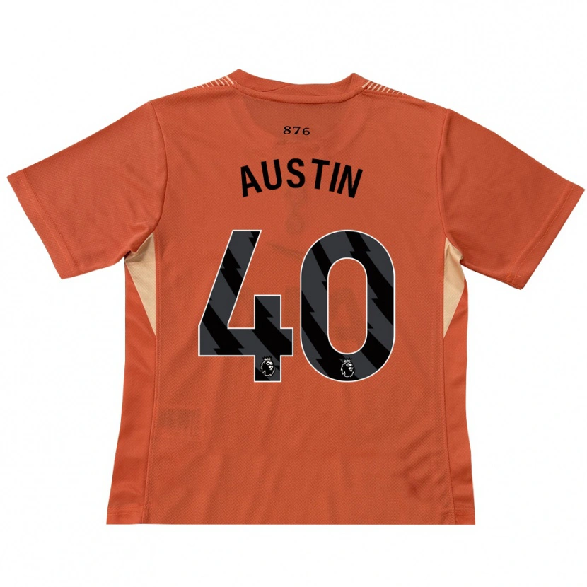 Danxen Dames Brandon Austin #40 Oranje Zwart Keepersshirt 2025/26 T-Shirt België