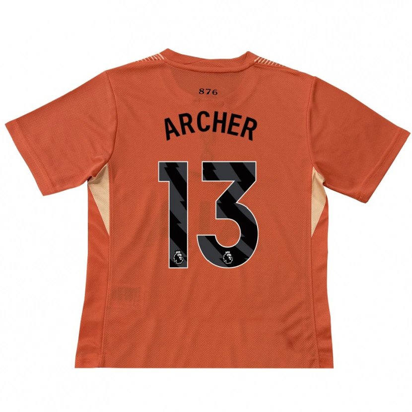 Danxen Dames Samual Archer #13 Oranje Zwart Keepersshirt 2025/26 T-Shirt België