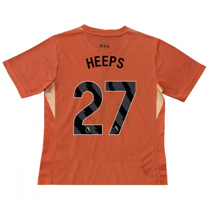 Danxen Dames Eleanor Heeps #27 Oranje Zwart Keepersshirt 2025/26 T-Shirt België