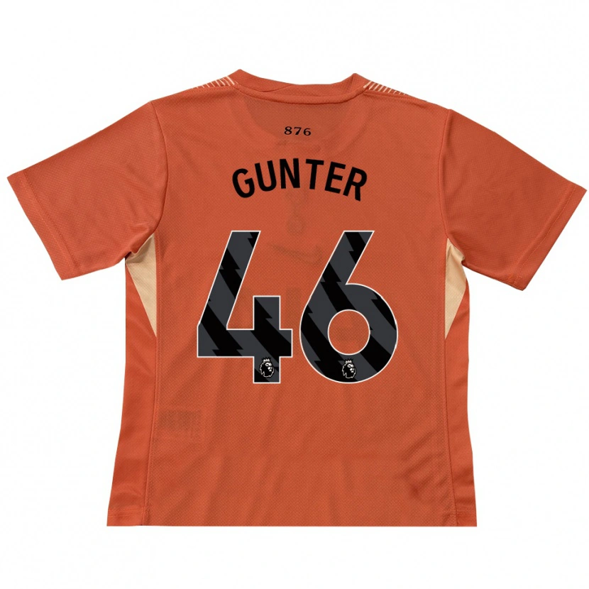 Danxen Dames Luca Gunter #46 Oranje Zwart Keepersshirt 2025/26 T-Shirt België