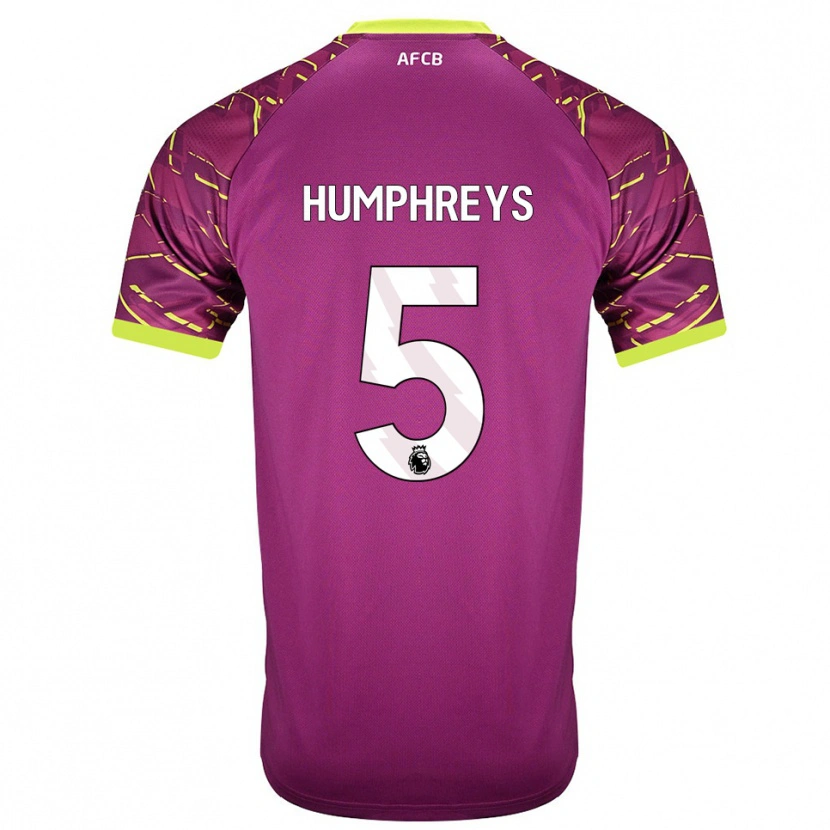 Danxen Dames Holly Humphreys #5 Donker Magenta Keepersshirt 2025/26 T-Shirt België