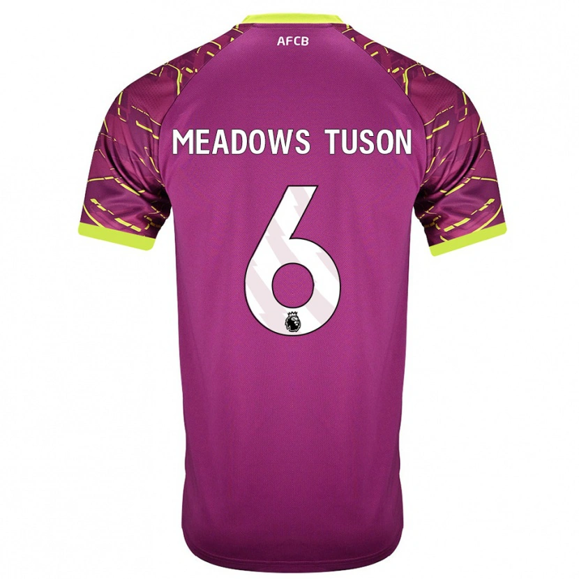 Danxen Dames Freya Meadows Tuson #6 Donker Magenta Keepersshirt 2025/26 T-Shirt België