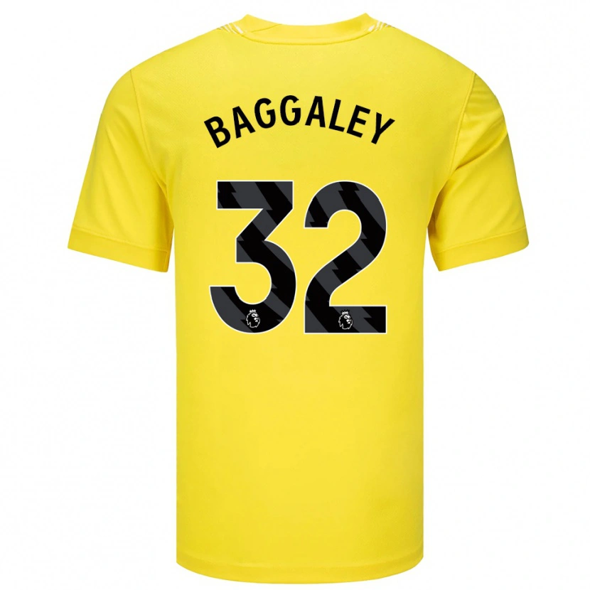 Danxen Dames Sophie Baggaley #32 Geel Zwart Keepersshirt 2025/26 T-Shirt België