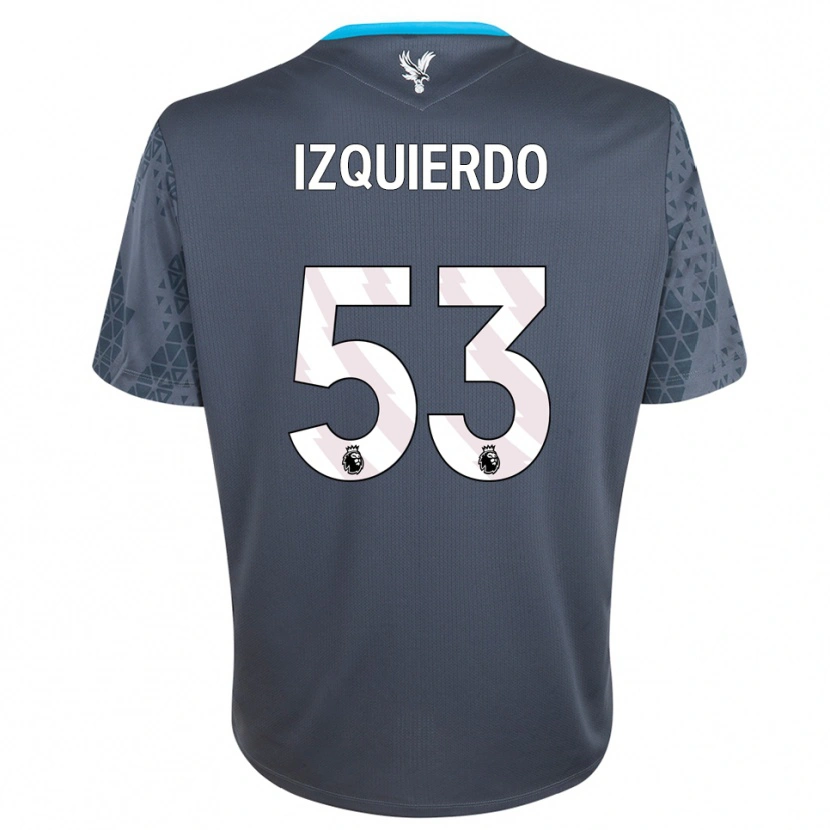 Danxen Dames Jackson Izquierdo #53 Donkergrijs Wit Keepersshirt 2025/26 T-Shirt België