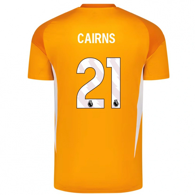 Danxen Dames Alex Cairns #21 Oranje Wit Keepersshirt 2025/26 T-Shirt België