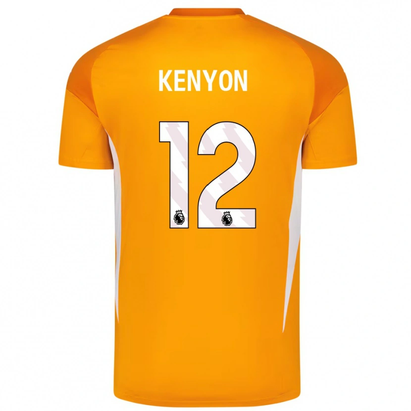 Danxen Dames George Kenyon #12 Oranje Wit Keepersshirt 2025/26 T-Shirt België