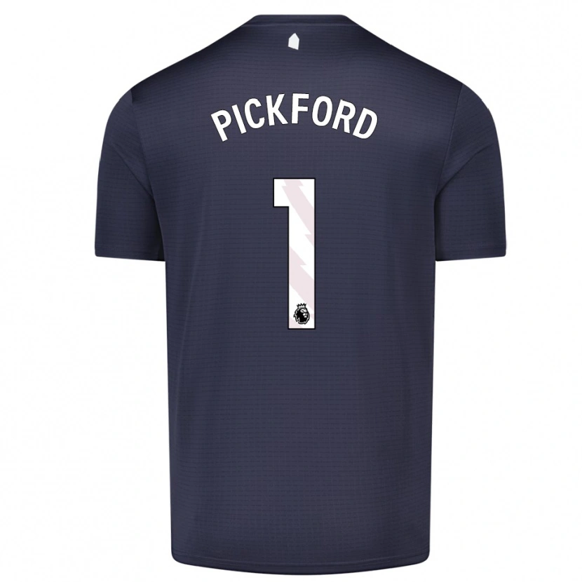 Danxen Dames Jordan Pickford #1 Zwart Wit Keepersshirt 2025/26 T-Shirt België
