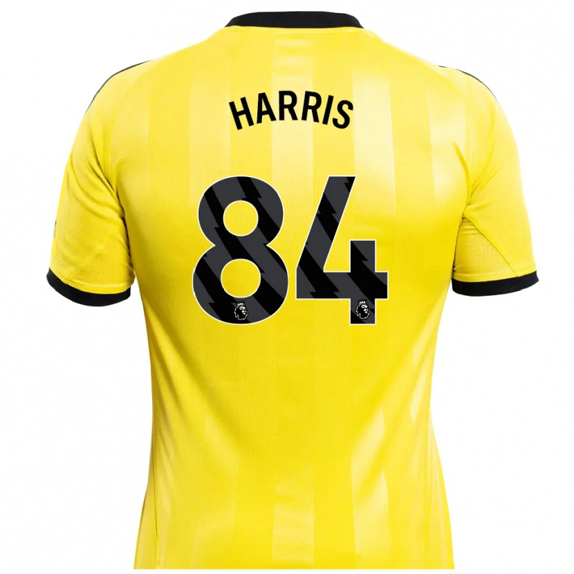 Danxen Dames Aidan Harris #84 Geel Zwart Keepersshirt 2025/26 T-Shirt België
