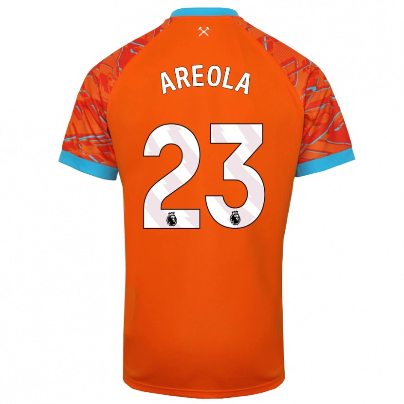 Danxen Dames Alphonse Areola #23 Oranje Wit Keepersshirt 2025/26 T-Shirt België