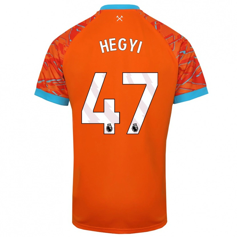 Danxen Dames Krisztián Hegyi #47 Oranje Wit Keepersshirt 2025/26 T-Shirt België