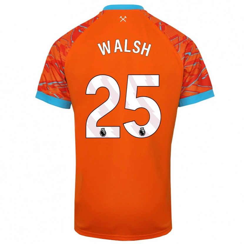 Danxen Dames Megan Walsh #25 Oranje Wit Keepersshirt 2025/26 T-Shirt België
