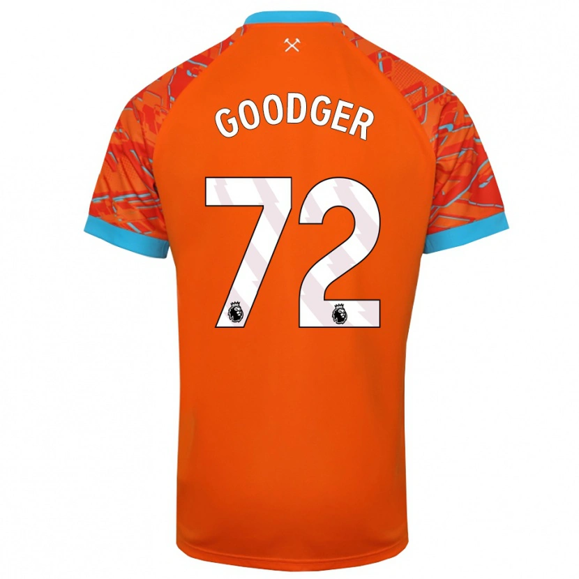 Danxen Dames Tommy Goodger #72 Oranje Wit Keepersshirt 2025/26 T-Shirt België