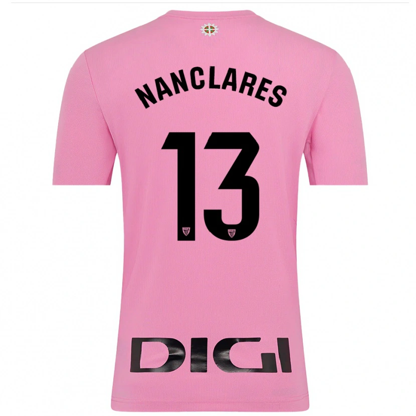 Danxen Dames Adriana Nanclares Romero #13 Roze Zwart Keepersshirt 2025/26 T-Shirt België