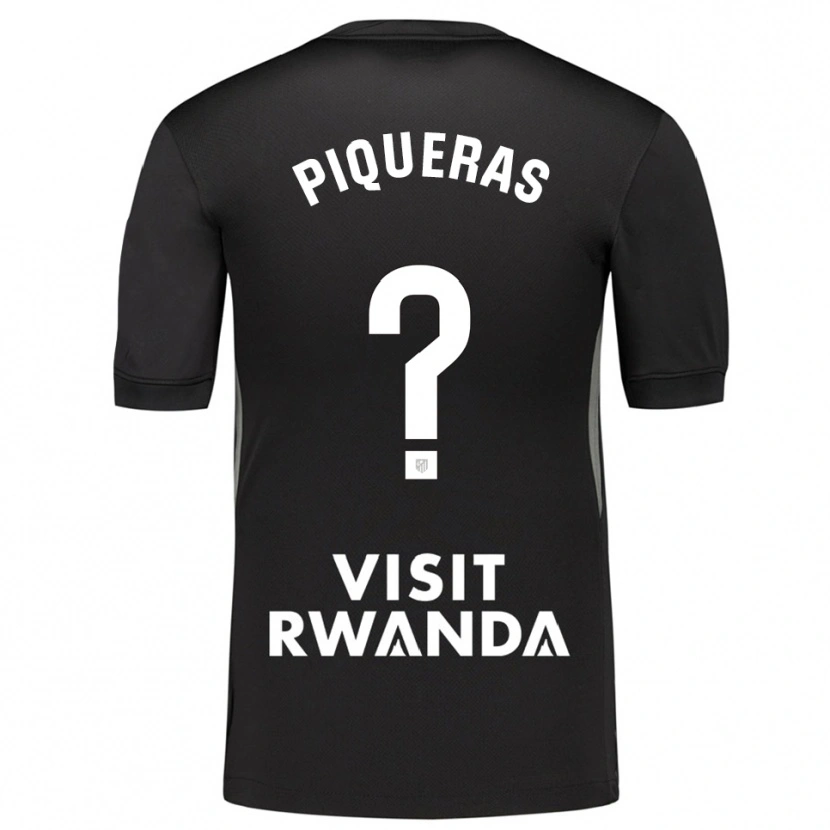 Danxen Dames Diego Piqueras #0 Zwart Wit Keepersshirt 2025/26 T-Shirt België