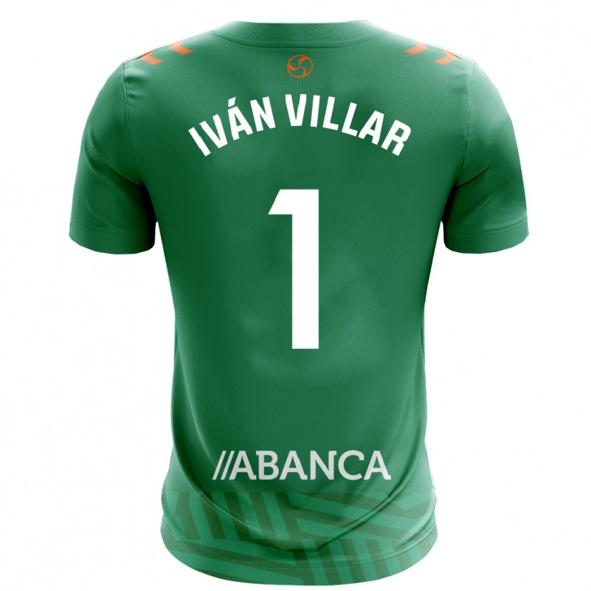 Danxen Dames Iván Villar #1 Groen Wit Keepersshirt 2025/26 T-Shirt België