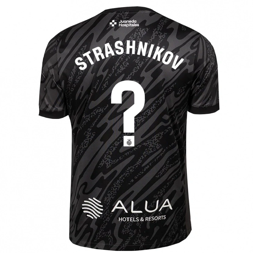 Danxen Dames Nikolay Strashnikov #0 Donkergrijs Zwart Keepersshirt 2025/26 T-Shirt België