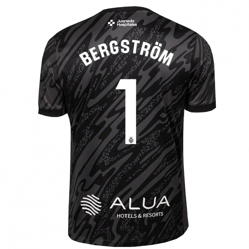 Danxen Dames Lucas Bergström #1 Donkergrijs Zwart Keepersshirt 2025/26 T-Shirt België