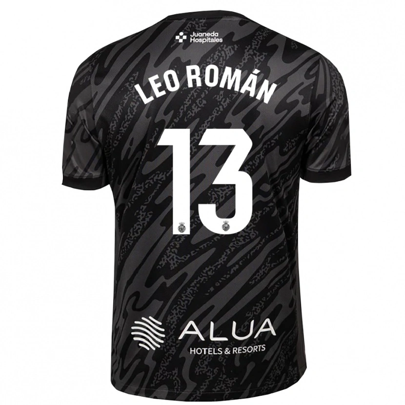 Danxen Dames Leo Román #13 Donkergrijs Zwart Keepersshirt 2025/26 T-Shirt België