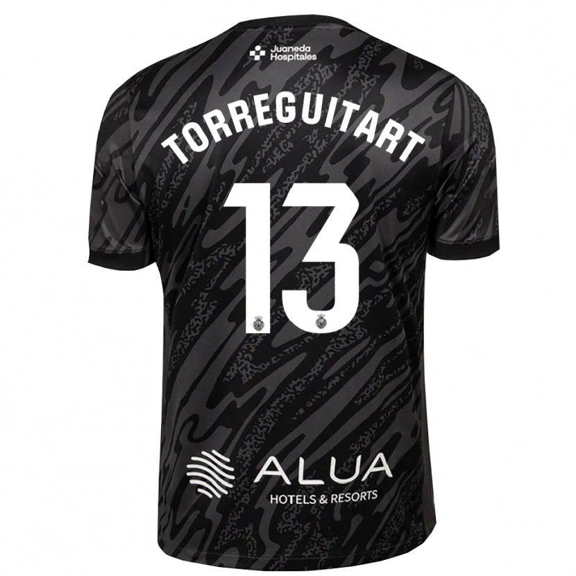 Danxen Dames Nil Torreguitart #13 Donkergrijs Zwart Keepersshirt 2025/26 T-Shirt België