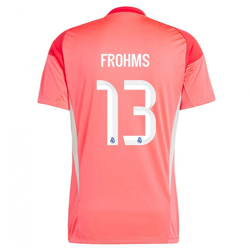 Danxen Dames Merle Frohms #13 Oranjerood Wit Keepersshirt 2025/26 T-Shirt België