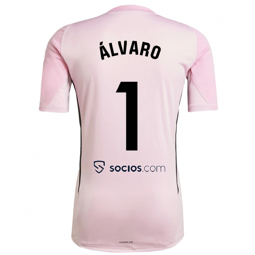 Danxen Dames Álvaro Fernández #1 Roze Zwart Keepersshirt 2025/26 T-Shirt België