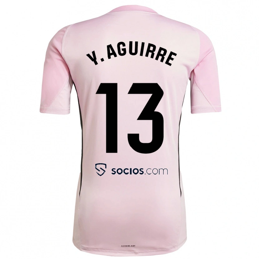 Danxen Dames Yolanda Aguirre Gutiérrez #13 Roze Zwart Keepersshirt 2025/26 T-Shirt België