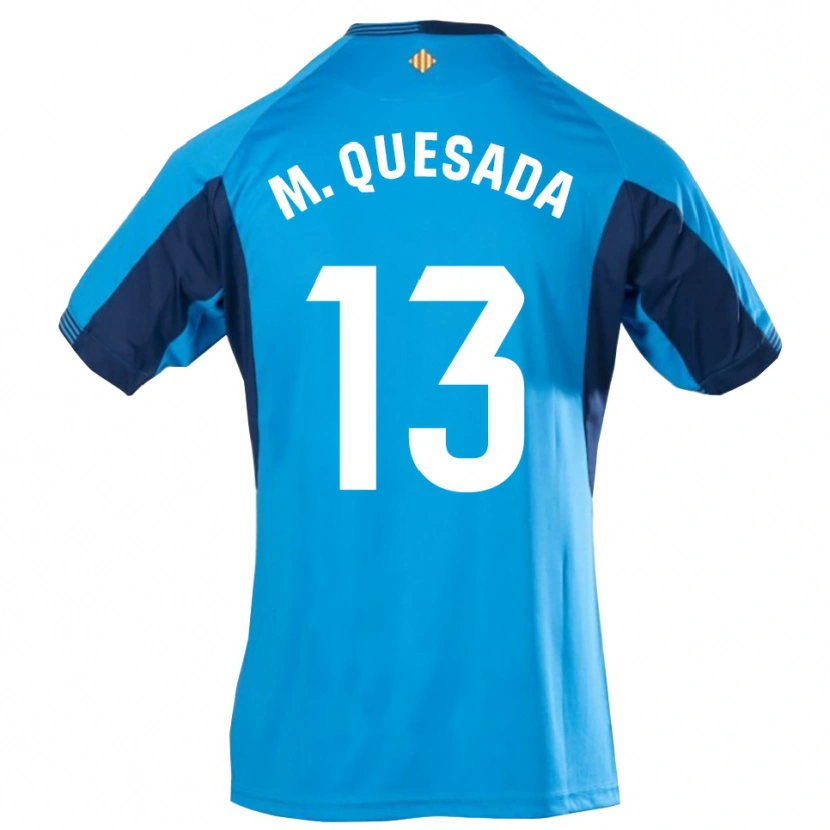 Danxen Dames Montserrat Quesada Carrasco #13 Blauw Wit Keepersshirt 2025/26 T-Shirt België