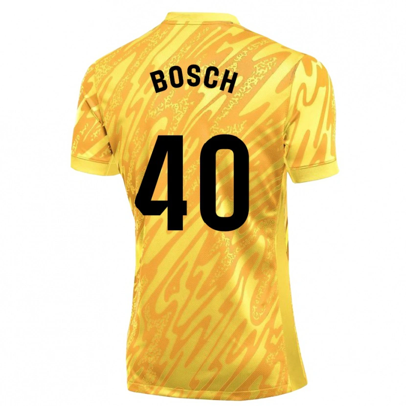 Danxen Dames Owen Bosch #40 Geel Zwart Keepersshirt 2025/26 T-Shirt België