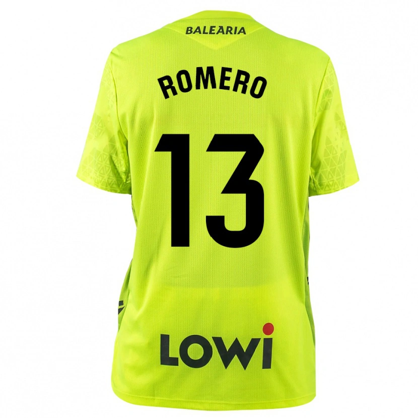 Danxen Dames Cayetano Romero #13 Fluorescerend Groen Zwart Keepersshirt 2025/26 T-Shirt België