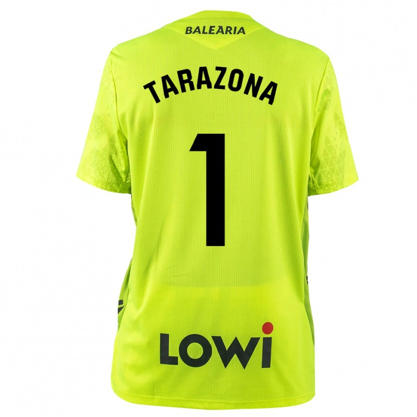 Danxen Dames Andrea Tarazona #1 Fluorescerend Groen Zwart Keepersshirt 2025/26 T-Shirt België