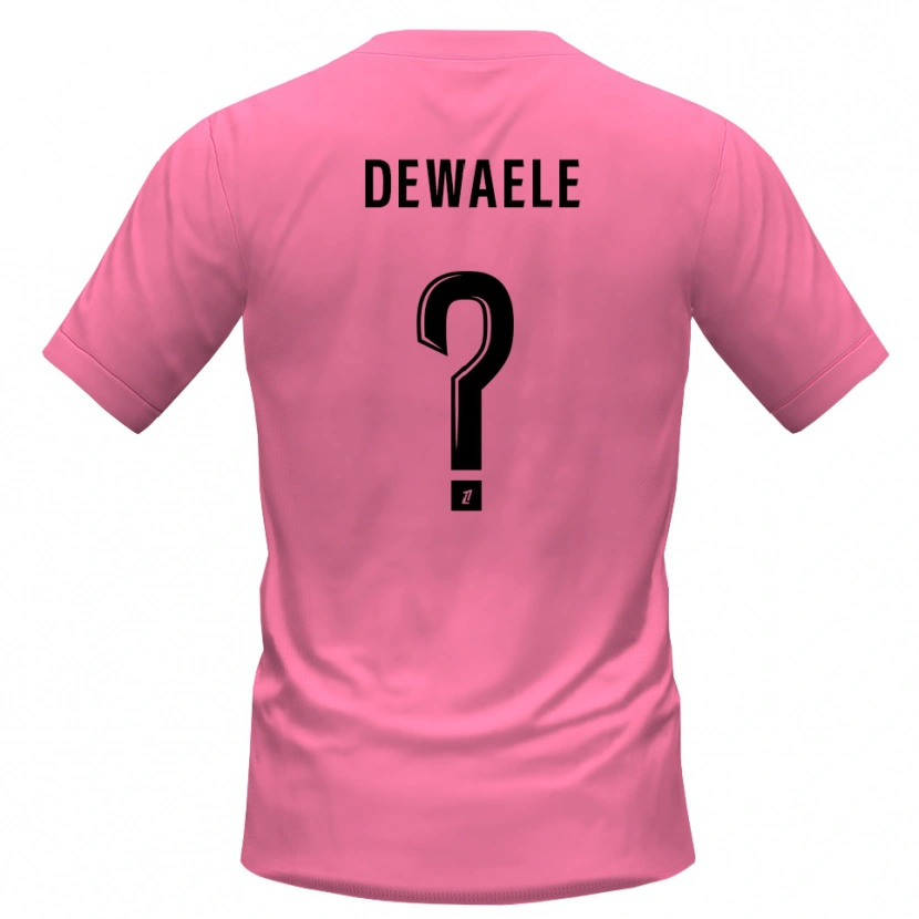 Danxen Dames Élina Dewaele #0 Roze Zwart Keepersshirt 2025/26 T-Shirt België