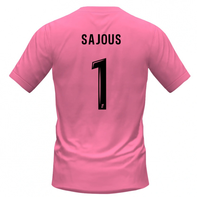 Danxen Dames Thomas Sajous #1 Roze Zwart Keepersshirt 2025/26 T-Shirt België