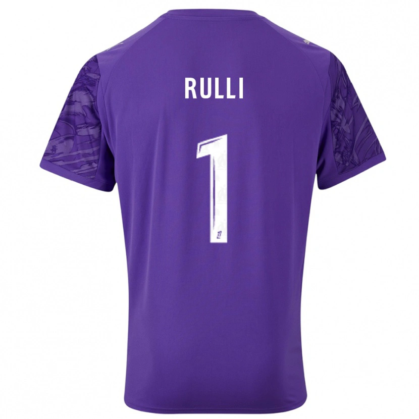 Danxen Dames Gerónimo Rulli #1 Paars Wit Keepersshirt 2025/26 T-Shirt België