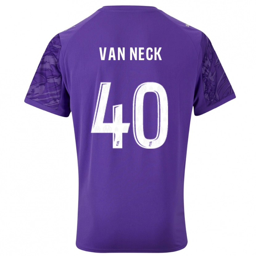 Danxen Dames Jelle Van Neck #40 Paars Wit Keepersshirt 2025/26 T-Shirt België