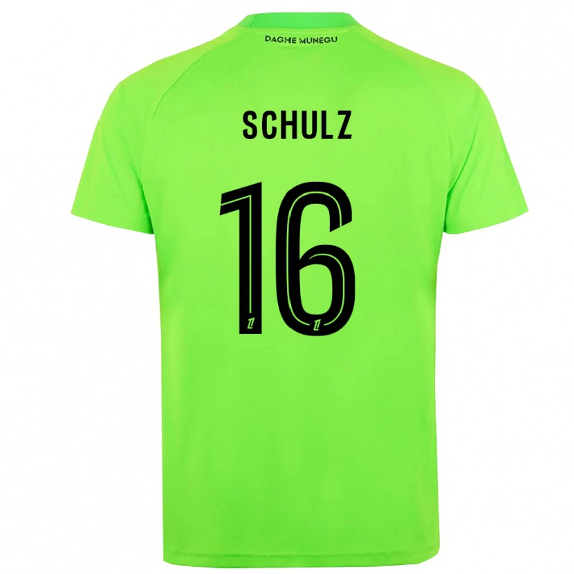 Danxen Dames Ethan Schulz #16 Groen Zwart Keepersshirt 2025/26 T-Shirt België