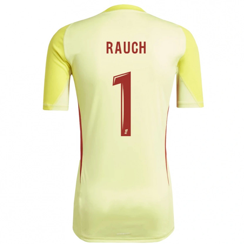 Danxen Dames Hugo Rauch #1 Lichtgeel Rood Keepersshirt 2025/26 T-Shirt België