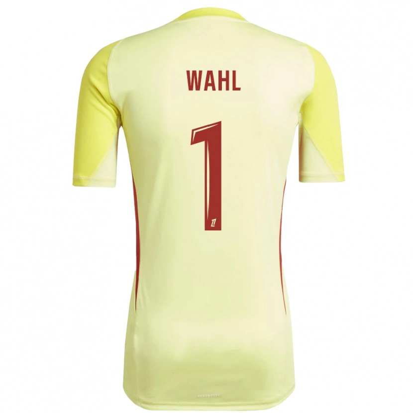 Danxen Dames Manon Wahl #1 Lichtgeel Rood Keepersshirt 2025/26 T-Shirt België