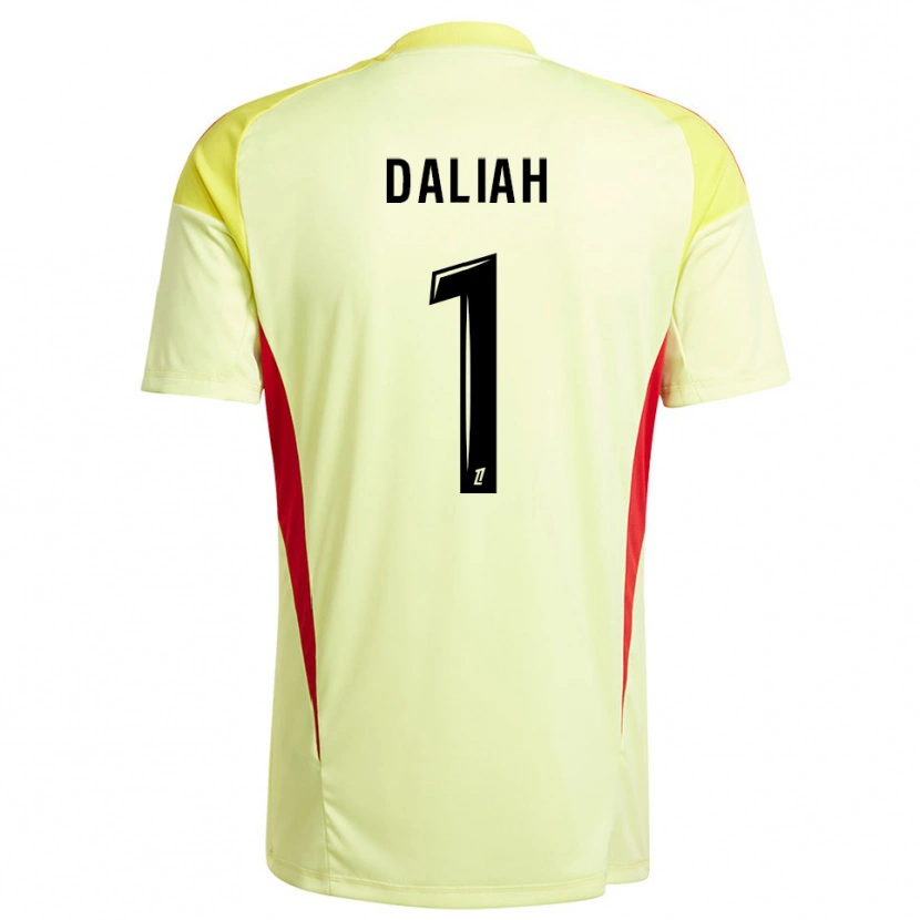 Danxen Dames Leny Daliah #1 Licht Geel Zwart Keepersshirt 2025/26 T-Shirt België