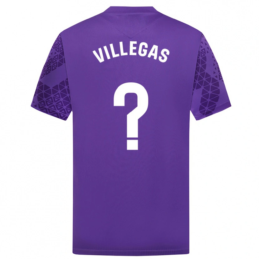 Danxen Dames Sergio Villegas #0 Paars Wit Keepersshirt 2025/26 T-Shirt België