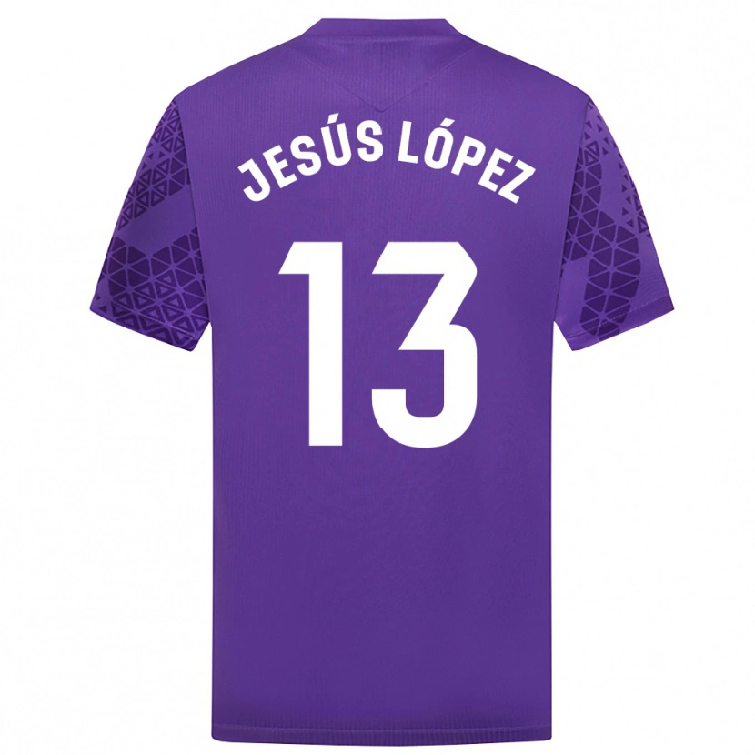 Danxen Dames Jesús López #13 Paars Wit Keepersshirt 2025/26 T-Shirt België