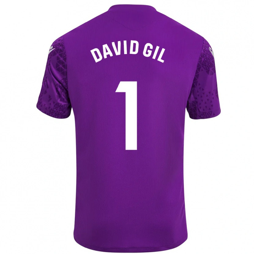 Danxen Dames David Gil #1 Donker Paars Wit Keepersshirt 2025/26 T-Shirt België