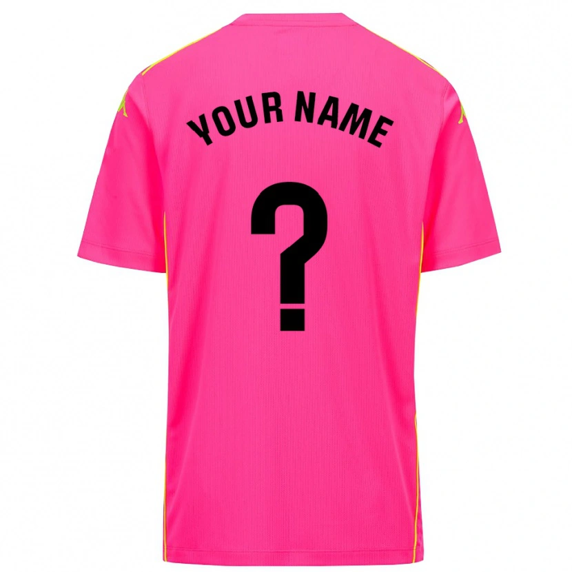 Danxen Dames Real Valladolid Diep Roze Zwart Keepersshirt 2025/26 T-Shirt België