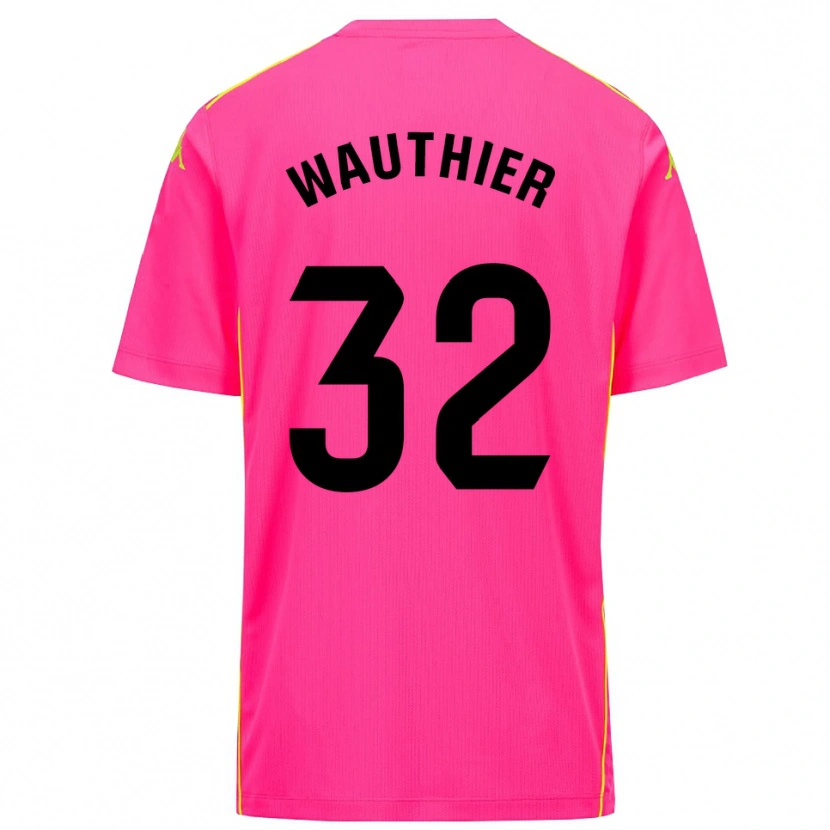 Danxen Dames Hugo Wauthier #32 Diep Roze Zwart Keepersshirt 2025/26 T-Shirt België
