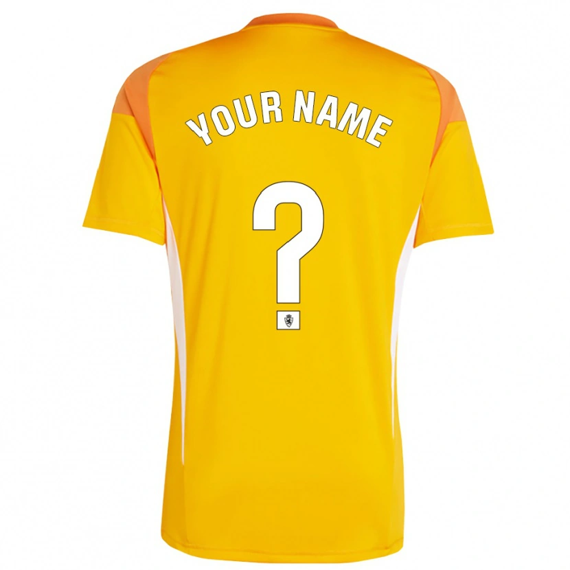 Danxen Dames Real Zaragoza Donker Oranje Geel Keepersshirt 2025/26 T-Shirt België
