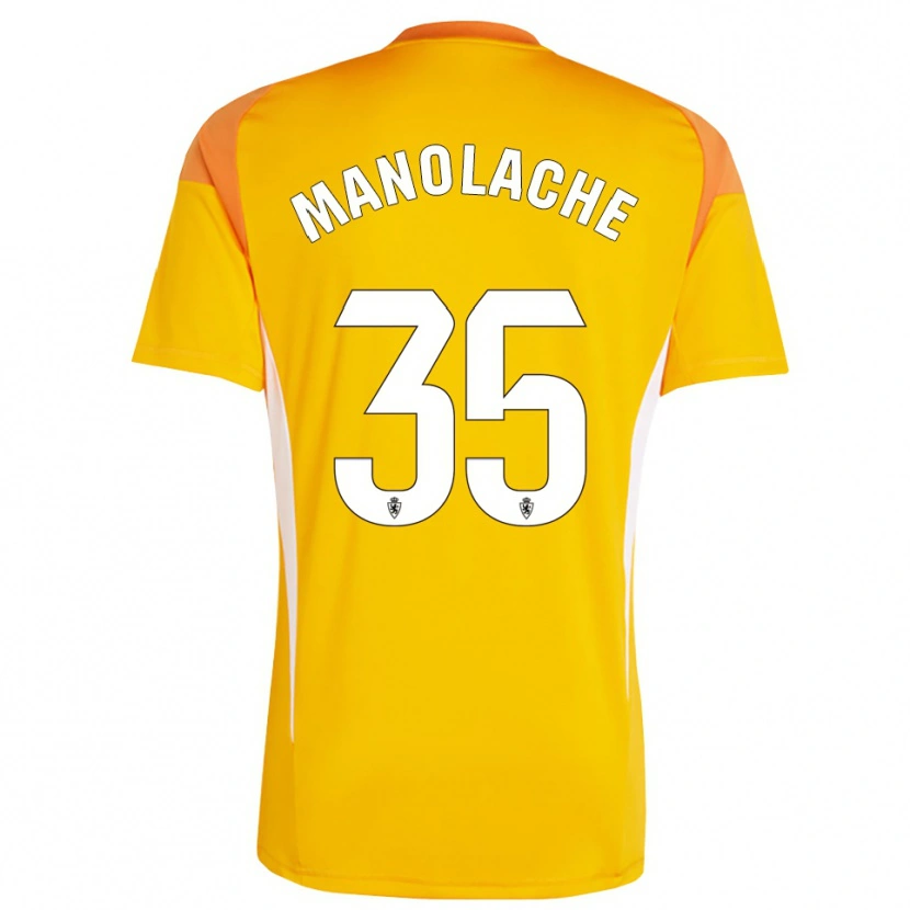 Danxen Dames Marcos Manolache #35 Donker Oranje Geel Keepersshirt 2025/26 T-Shirt België