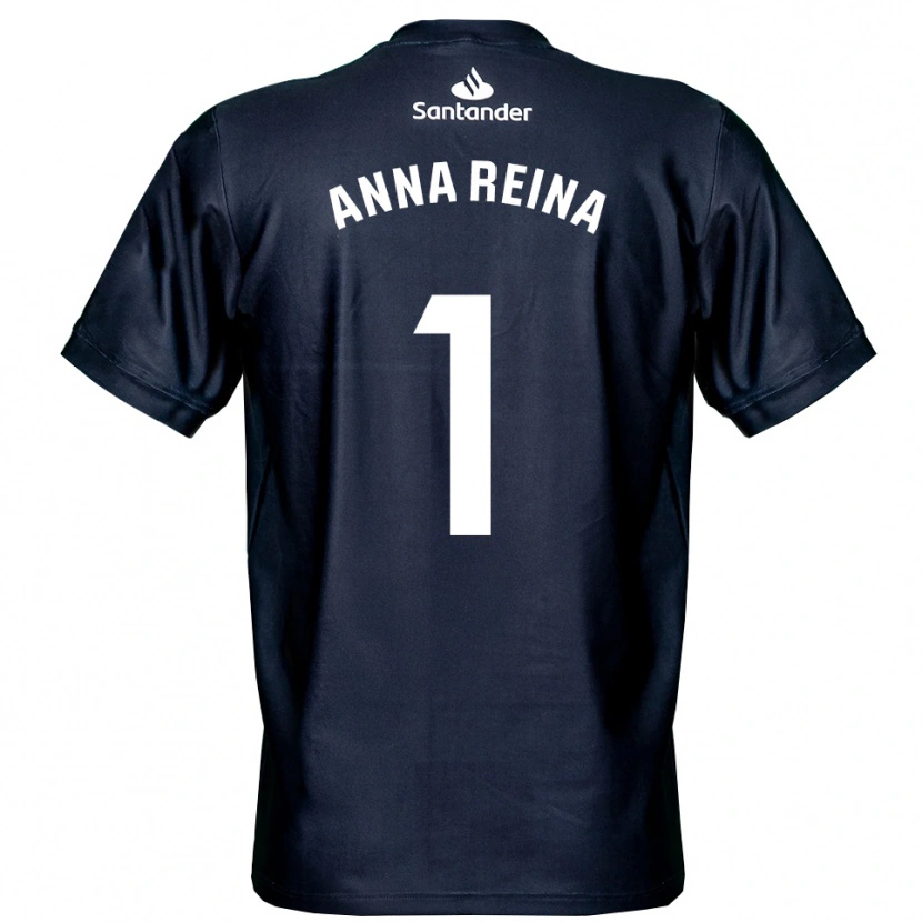 Danxen Dames Anna Reina Toro #1 Middernachtblauw Wit Keepersshirt 2025/26 T-Shirt België