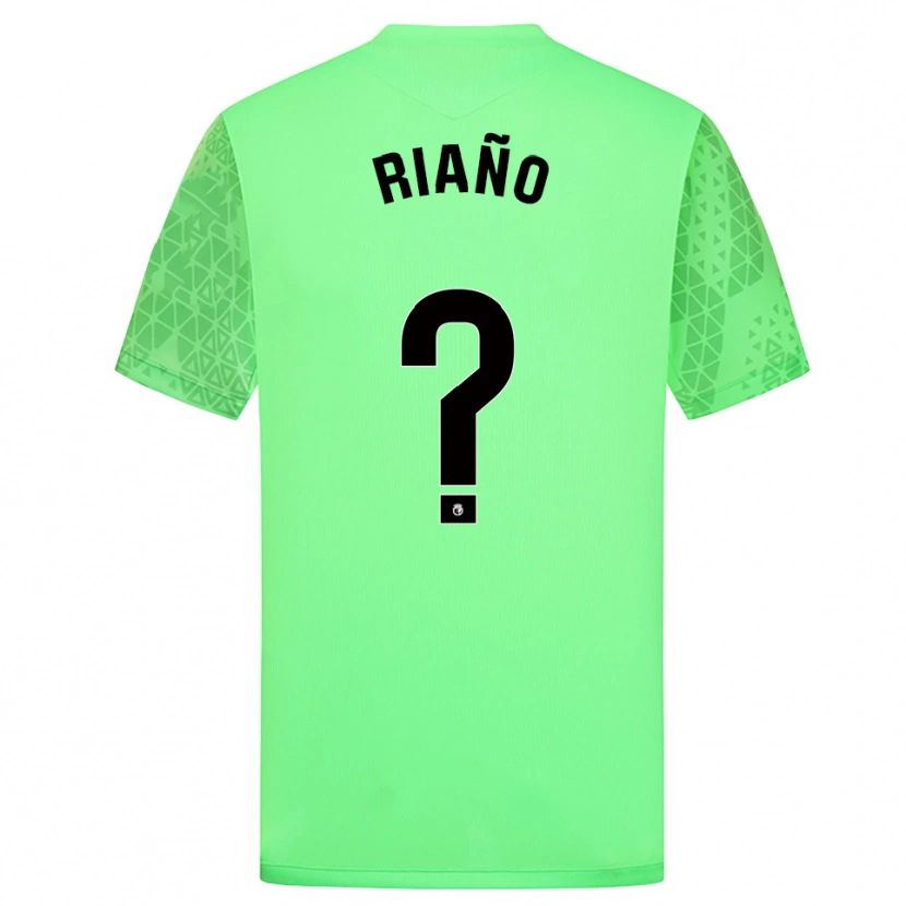 Danxen Dames Marcos Riaño #0 Spring Groen Zwart Keepersshirt 2025/26 T-Shirt België