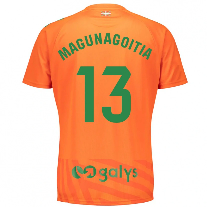 Danxen Dames Jonmi Magunagoitia #13 Oranje Groen Keepersshirt 2025/26 T-Shirt België